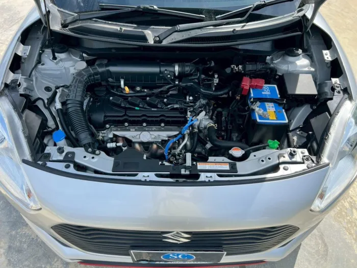Front view of Suzuki Swift 1.2 GL CVT year 2019 silver color used car in Hatyai รูปที่ 22