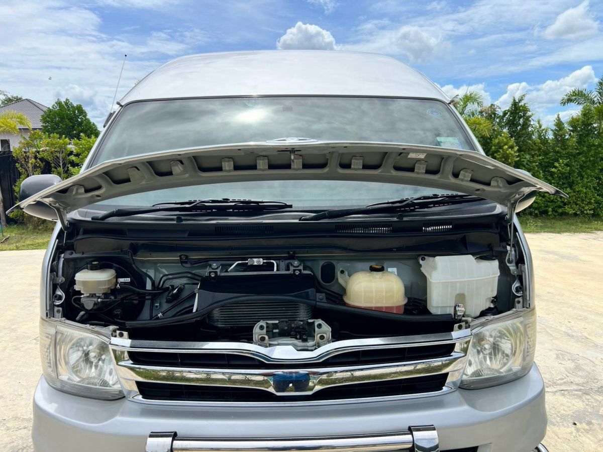 รถตู้โดยสารยอดนิยม Toyota Commuter 2.5 D4D ปี 2013 สีบรอนซ์เงิน ไมล์แท้ 133,649 กม. ราคา 469,000 บาท รถมือสองหาดใหญ่สภาพสวยพร้อมใช้งาน รูปที่ 19